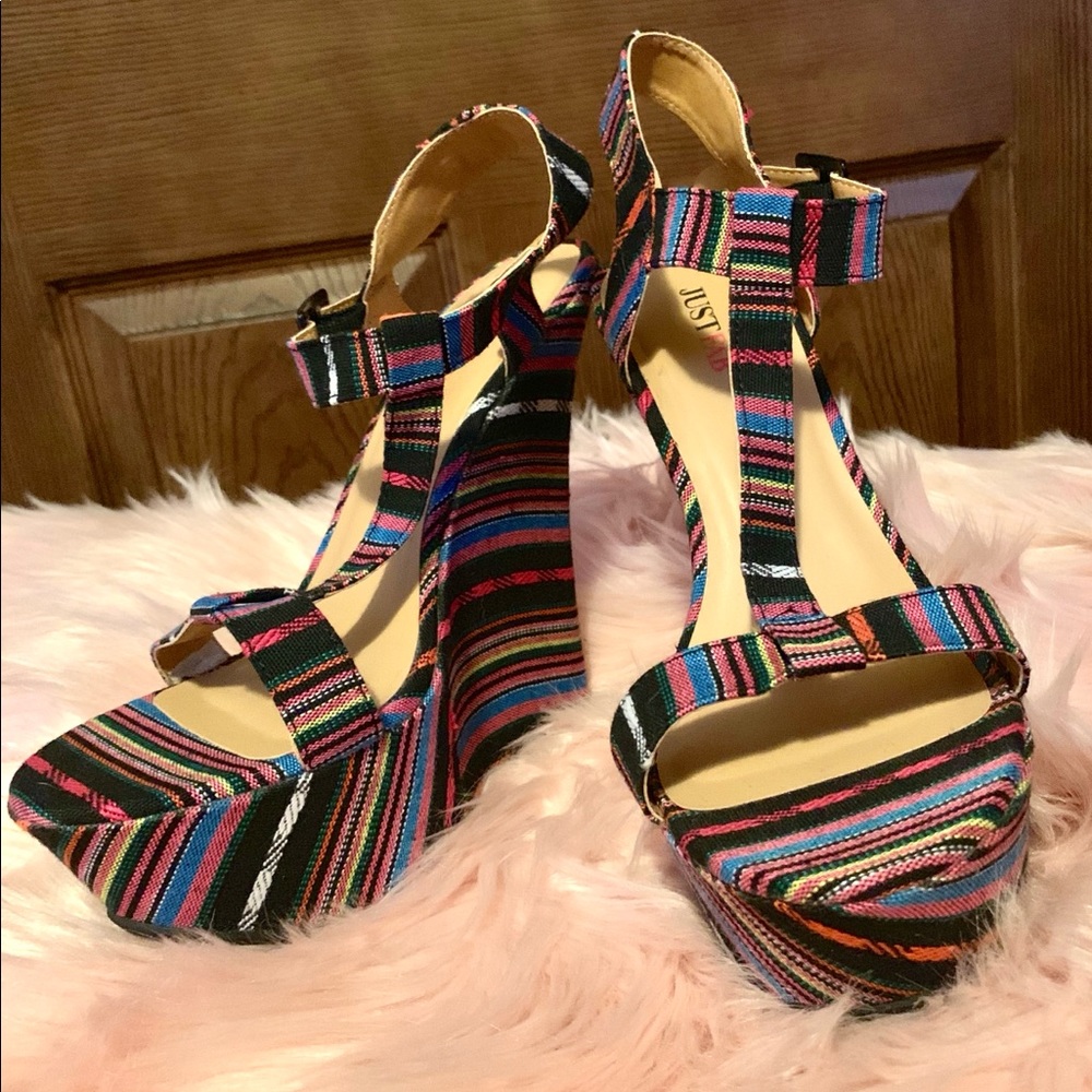 “Angel” JustFab Wedges